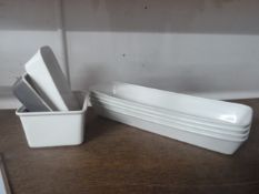 * selection of deep dishes