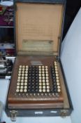 Comptometer Office Calculating Machine Manufactured by Felt & A. Tallant, Chicago