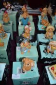 Five Boxed Pendelfin Figures