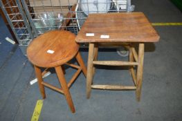 Two Vintage Stools
