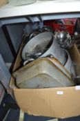 Large Box of Pans, Oven Dishes, etc.
