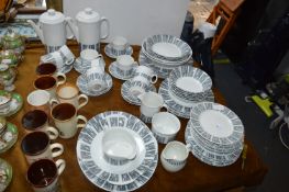 Retro Pottery Part Dinner Set, Mugs, etc.