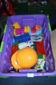Tub of Building Blocks etc.