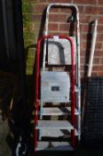 Two Aluminium Folding Step Ladders
