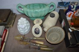 Kitchenware, Vases, Jelly Moulds, etc.