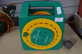 25m Twin Socket Cable Reel