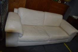 Large Two Seat Leather Sofa