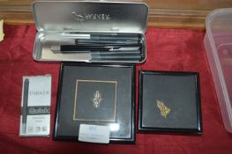 Parker Pen Ink Cartridges and Framed Decorations