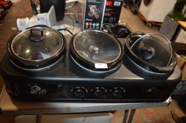 *Gourmet Triple Cooker