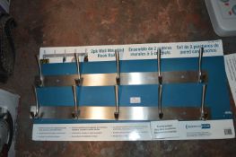 *Stainless Steel Hook Rails 2pk