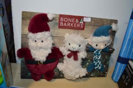 *Bone & Barker Dog Toys 3pk