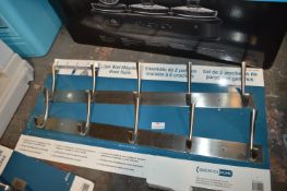 *Stainless Steel Hook Rails 2pk