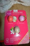 *EOS Lip Balm Trio