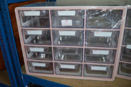 *Sysmax Multi Box 12 Drawer Unit (pink & white)
