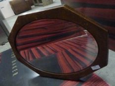 *vintage mirror with wooden frame. 570w x 430d