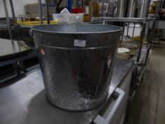 *large metal 'coal storage style' bucket