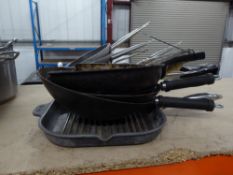 *7 x assorted pans and woks