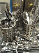 *cutlery in S/S holders