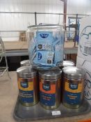 *6 x storage canisters, 1 x glass jar