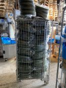 * Green Seat Pads in Cage