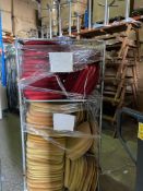 * Red and Gold Pads in Cage