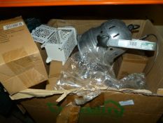 *Box of ~10 Moroccan Lanterns and Other Electrical Items