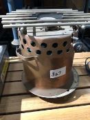 * copper gas flambé stove Located at Grantham, NG32 2AG