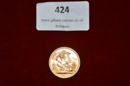 1963 Full Gold Sovereign