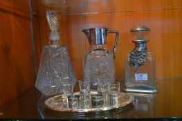 Cut Glass Decanters etc.