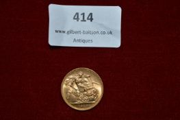 1958 Full Gold Sovereign