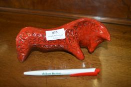 1970's Ceramic Bull by Aldo Londi for Bitossi