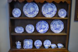 Copeland Spode Blue & White Plates etc.