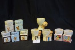 Ten Sooty Egg Cups by Keele St Pty Co Ltd