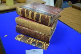 Three Volumes of the English Encyclopedia Biography 1857