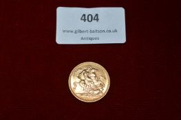 1958 Full Gold Sovereign