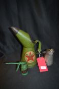 Texaco Oil Can plus Two Others