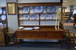 Long Oak Dresser