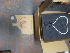 *Blue Heart Glass Neon Insert x4