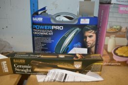 *Bauer Grooming Kit and Hair Straighteners