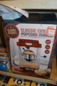 *Cinema Style Popcorn Maker