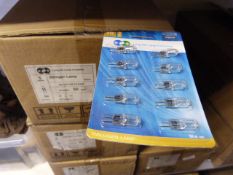 *100 Packs of 10 G4 12V 5W Halogen Bulbs