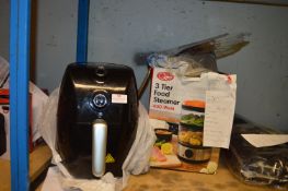 *Air Fryer and a Three Tier Food Steamer