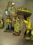 *Six Native American Figurines