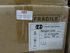 *Box of G4 12V Halogen Lamps