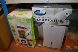*Dehumidifier and a Nutri Blender
