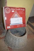 *Silver Candle Bridge and a Christmas Tree Basket