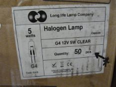 *Box of G4 12V Halogen Lamps