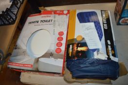 *Double Air Bed and a Toilet Seat
