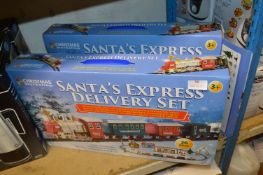 *Two Santa's Express Delivery Train Sets