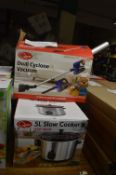 *Dual Cyclone Vacuum and a 5L Slow Cooker